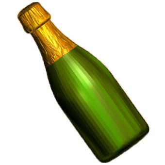 Шампанское под картинку форма пластиковая