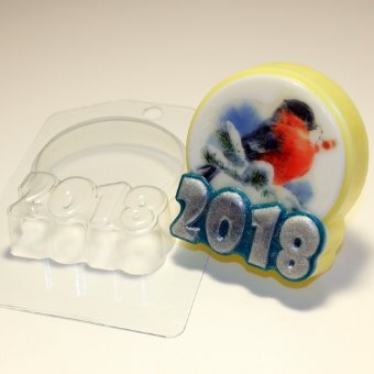 2018 Круг под водорастворимку пластиковая форма для мыла
