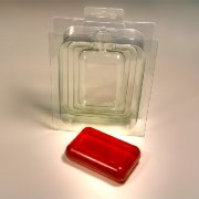3D Прямоугольник сторона Б пластиковая форма для мыла