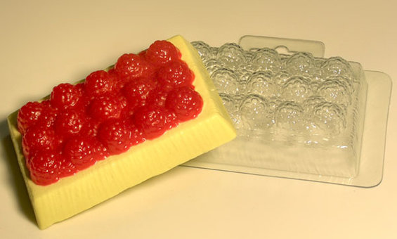 Ягодное пирожное пластиковая форма для мыла